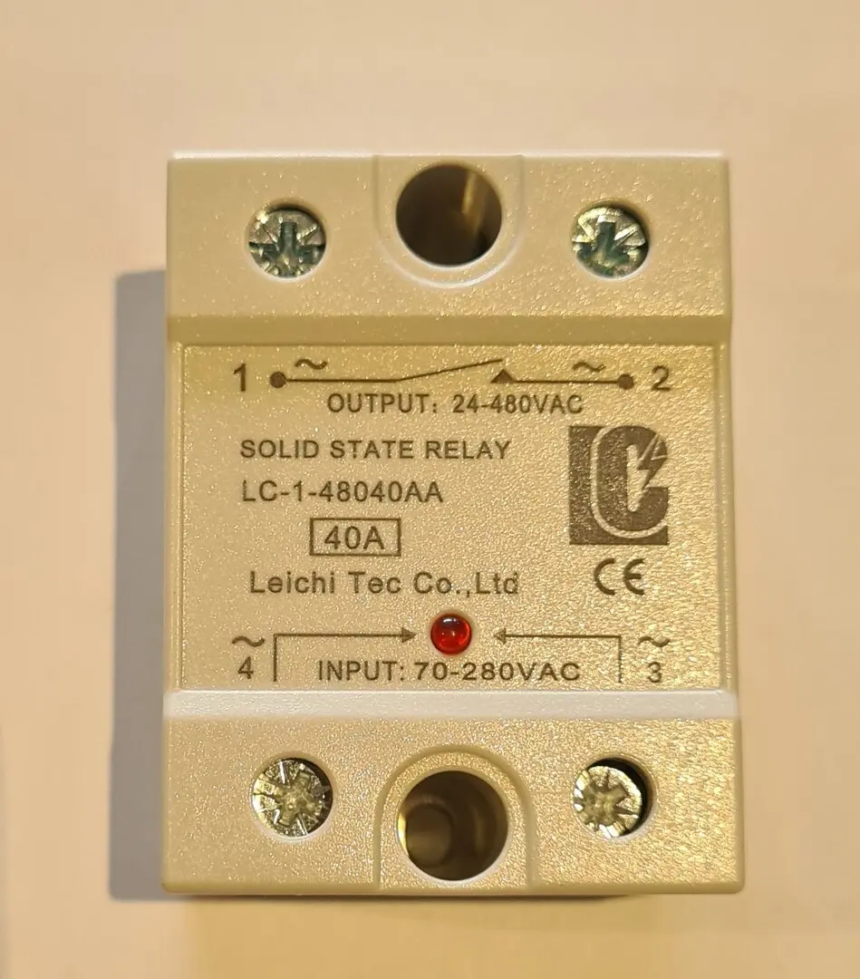 240 Vac 40 Amp Solid State Relay