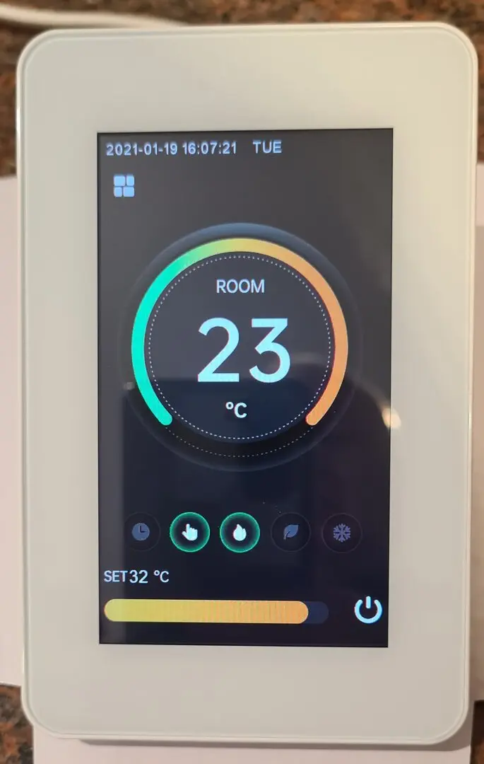 Floor heating controller